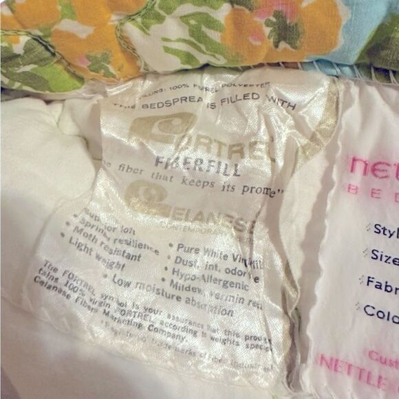 Nettle Creek Bedspread Full Springtime Bedspread VTG - Picture 5 of 6